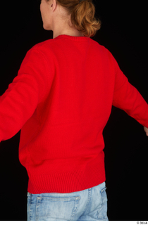 Ricky Rascal casual dressed red sweater upper body 0004.jpg